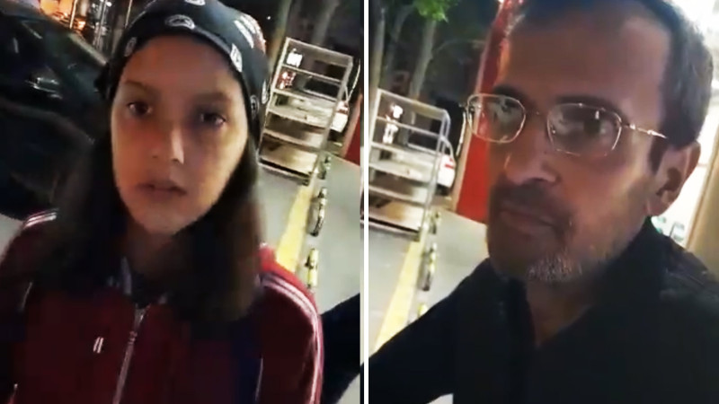 Kişi 11 yaşlı qızı ilə gecələməyə yer və yemək axtarmaq üçün Bakı küçələrində dolaşır