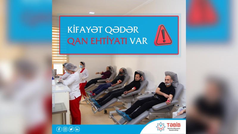 Mərkəzi Qan Bankı vətəndaşlara açıqlama verib