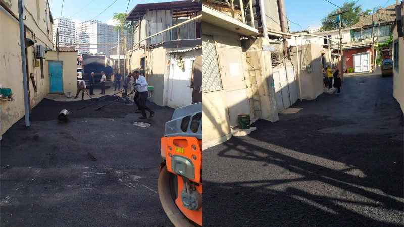 Alatavada yollar asfaltlanır