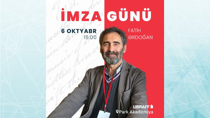 Bakıda Türkiyənin sevilən uşaq yazıçısı Fatih Ərdoğanla iki görüş təşkil olunacaq