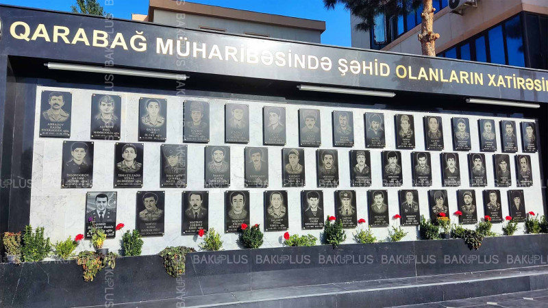 Buzovnada Birinci və İkinci Qarabağ müharibələri şəhidlərinin xatirəsinə abidə kompleksi ucaldılıb