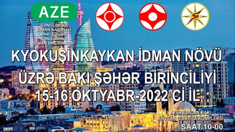Bakıda kyokusinkay karate idman növü üzrə Bakı şəhər birincliyi təşkil olunacaq