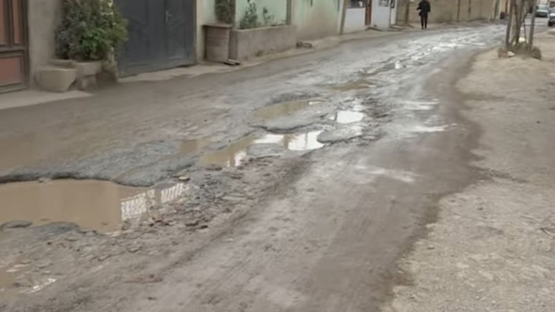 Sulutəpə qəsəbəsində küçə palçıq içindədir