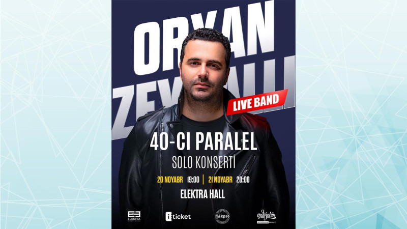 Orxan Zeynallının konsertinə böyük tələbat yaranıb