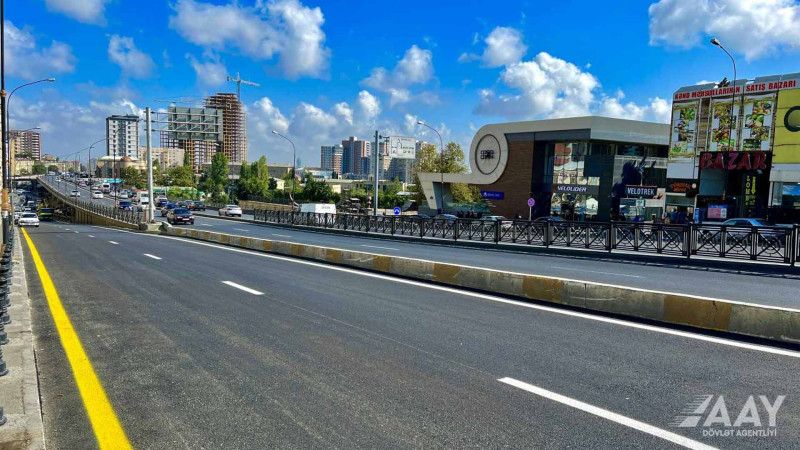 Nəsimi rayonunda növbəti küçə təmir olunub