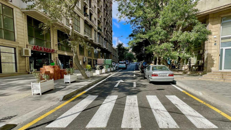 Nərimanov: Əliəşrəf Əlizadə və Tələt Şıxəliyev küçələrində yenidənqurma işləri tamamlanıb