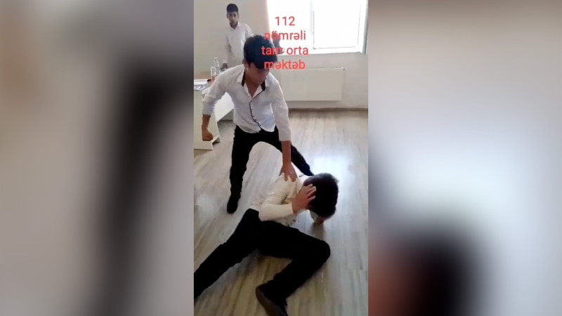 Bakıda məktəbdə şagird döyülüb: polis araşdırmalara başlayıb