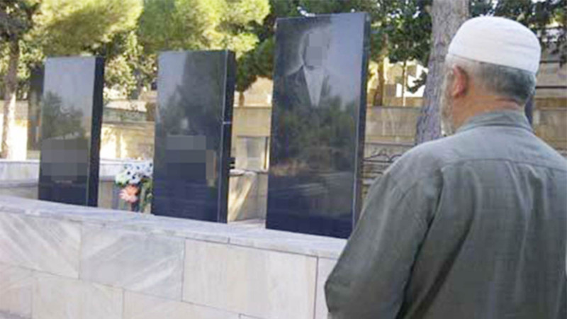 Yasamal qəbiristanlığında mollalar dalaşıblar