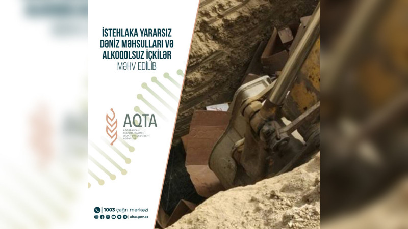 İstifadəyə yararsız 200 kiloqramdan çox məhsul məhv edilib