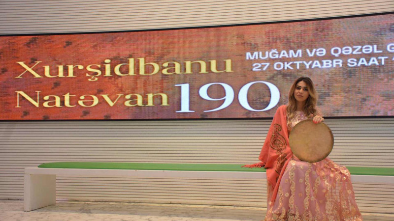 Bakıda Xurşidbanu Natəvan 190 - Muğam və qəzəl gecəsi adlı tədbir baş tutub