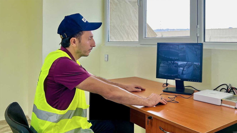 Bakıda yeni piyada keçidi istifadəyə verilib