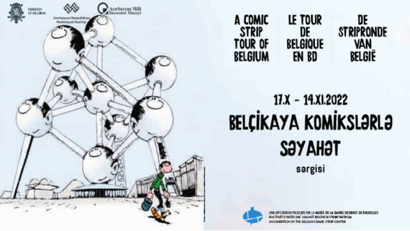 Azərbaycan Milli İncəsənət Muzeyində “Belçikaya komikslərlə səyahət” adlı sərgi açılır