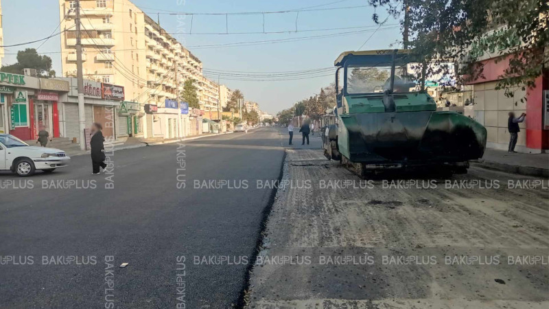 Qara Qarayev prospekti təmirlə əlaqədar bağlanıb