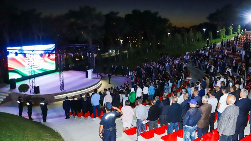 Xətai rayonunda yerləşən amfiteatrın səhnəsində musiqili konsert təşkil olunacaq