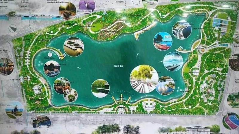 Qanlıgölün ətrafında park salınması barədə yeni layihə yaradılır