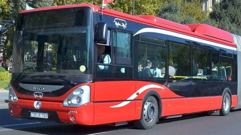 Bakıda 15 marşrut xətti üzrə hərəkərt edən avtobuslarda dəyişiklik olub