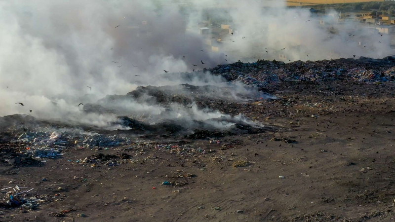 Şüvəlanda açıq sahədə yanğın olub