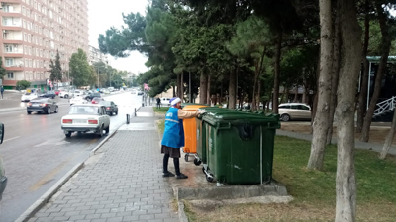 Nəsimi rayonunda genişmiqyaslı təmizlik işləri aparılır