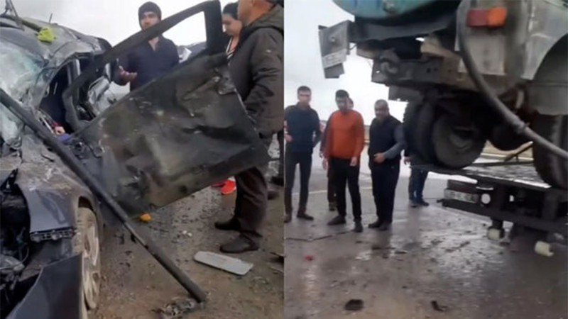 Qadın sürücü Qala-Pirallahı yolunda qəza törədib