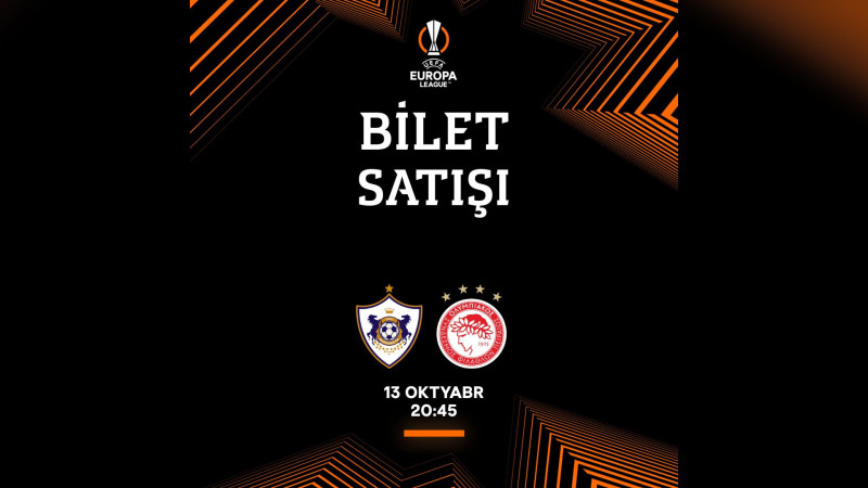 “Qarabağ” - “Olimpiakos” oyununa əlavə biletlər satışa çıxarılıb