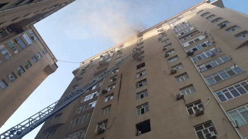 Xətaidə baş vermiş yanğın söndürülüb