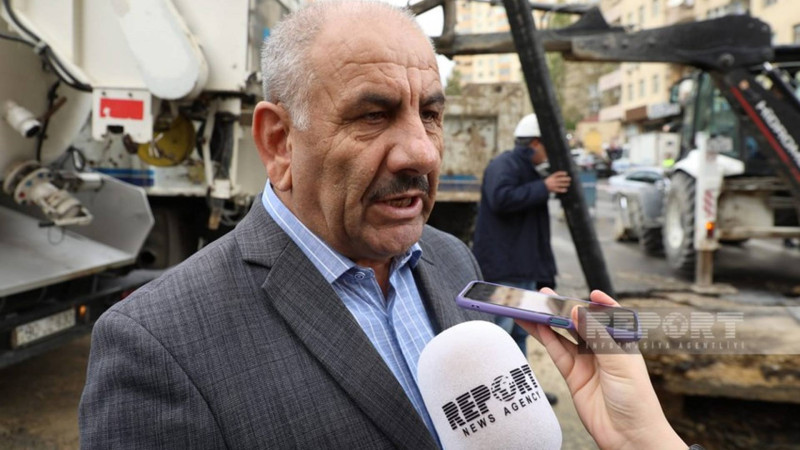 Qəza səbəbindən Bakıda su təchizatı dayandırılmayıb