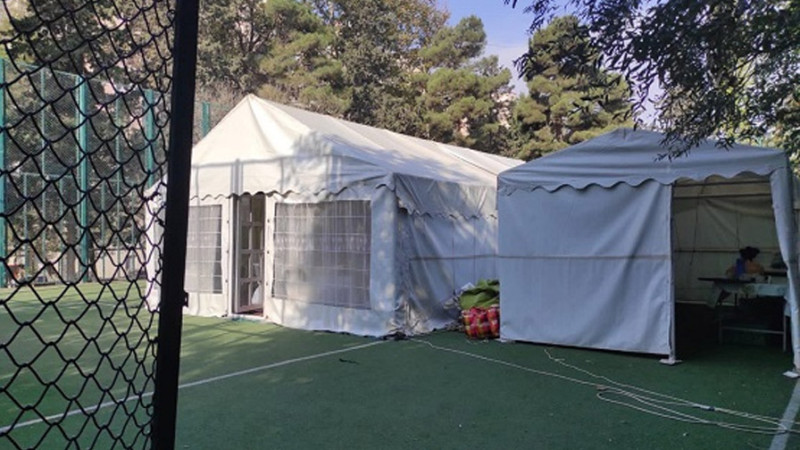 Bakıda futbol meydançasında yas təşkil olunub