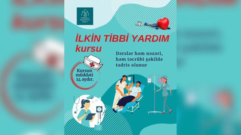 Mərdəkanda ilkin tibbi yardım kursları başlanılıb