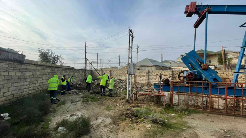Binəqədi rayonunda FHN təhlükəli zonaya baxış keçirib