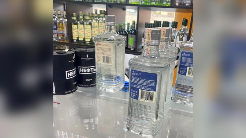 Bakıdakı mağazada saxta alkoqollu içkilər satılırdı