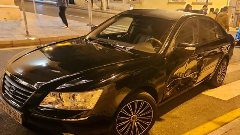 Bakıda yol qəzasında bir nəfər xəsarət alıb