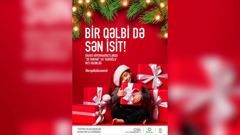 Yeni il münasibətilə “Bir qəlbi də sən isit” aksiyası başlayır