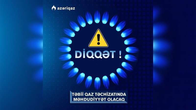 Bakının 2 rayonunda qaz olmayacaq