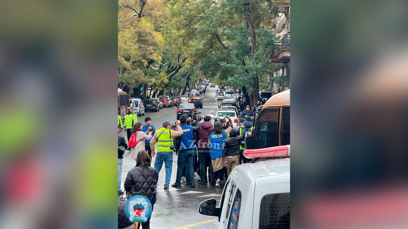 “Müsavat” partiyası İranın Bakıdakı səfirliyi yaxınlığında aksiya keçirir-YENİLƏNİB