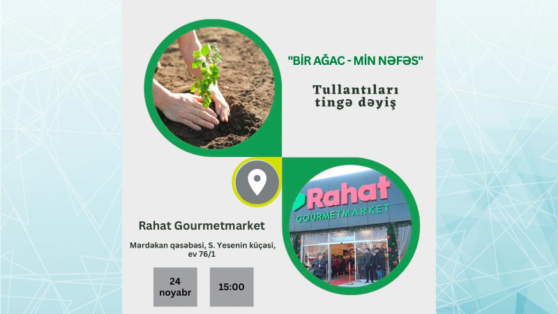 Ting paylama aksiyası Mərdəkan qəsəbəsinə gələcək