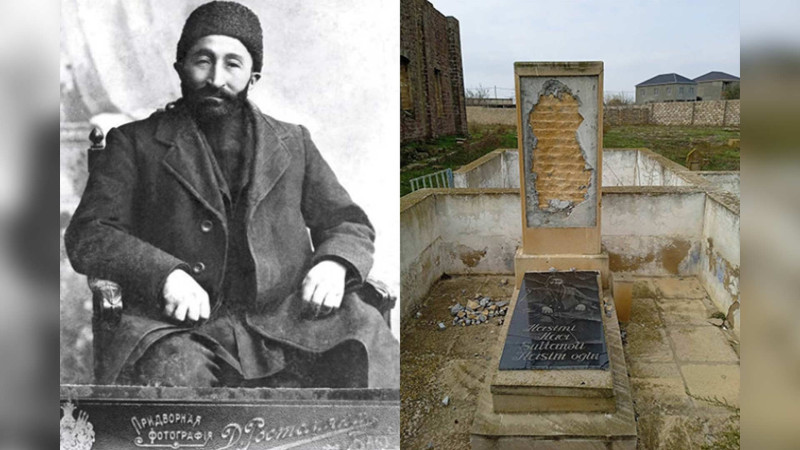 Bakı milyonçusunun məzarının son halı