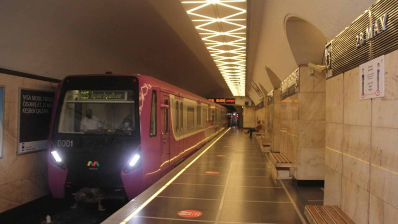 Bakı metrosu 1 ay ərzində 20 milyondan artıq sərnişin daşıyıb