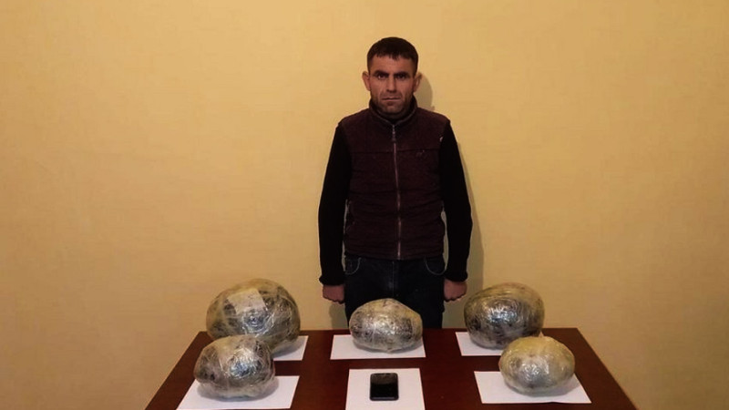 İrandan Azərbaycana narkotik keçirilməsinin qarşısı alınıb: Bakı sakini saxlanılıb