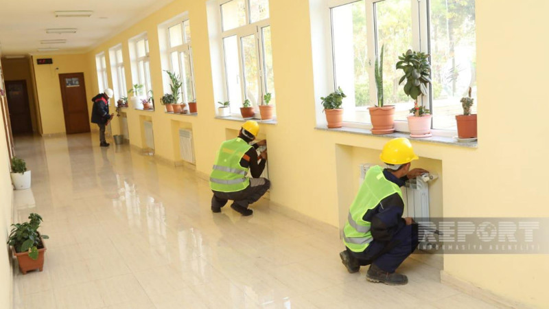 Bakının bir sıra məktəbləri və 125 uşaq bağçasının istilik sistemində problemlər aşkarlanıb