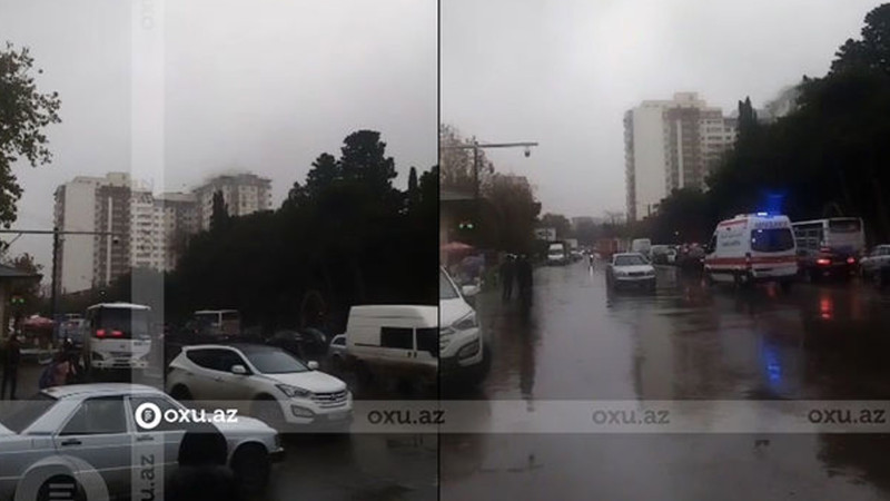 Binəqədi rayonunda yaşayış binasında yanğın başlayıb-YENİLƏNİB