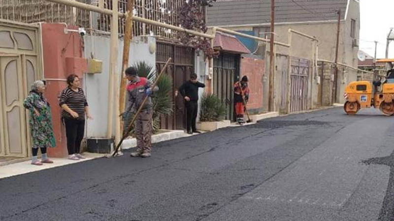 Zığda daha bir küçə təmir olunub