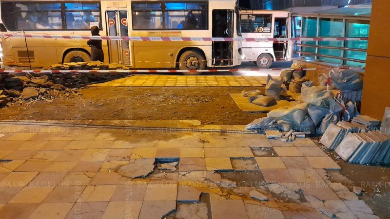 Bakıda daha bir metro stansiyasının yaxınlığında piyada zonası abadlaşdırılır