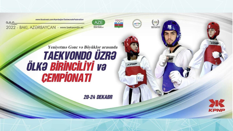Bakıda Taekvondo üzrə Azərbaycan birinciliyi keçiriləcək