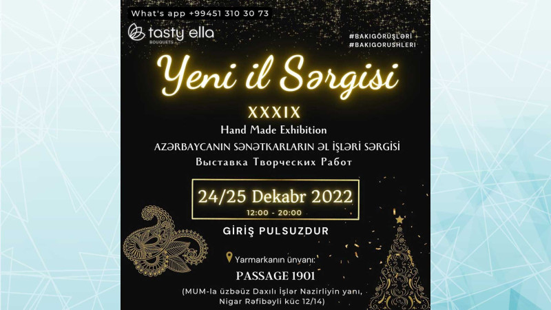 Bakıda daha bir Yeni il sərgisi təşkil olunacaq