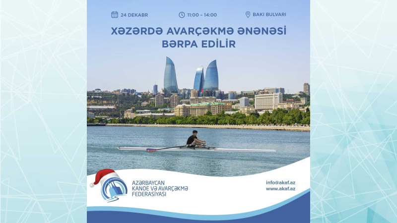 Bakı bulvarında avarçəkmə idman növü bərpa olunur