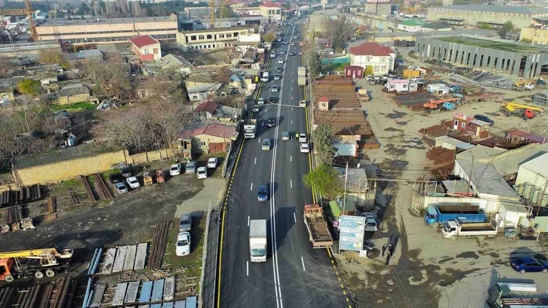 “Baksol” yolunun əsas hissəsi təmir olunub