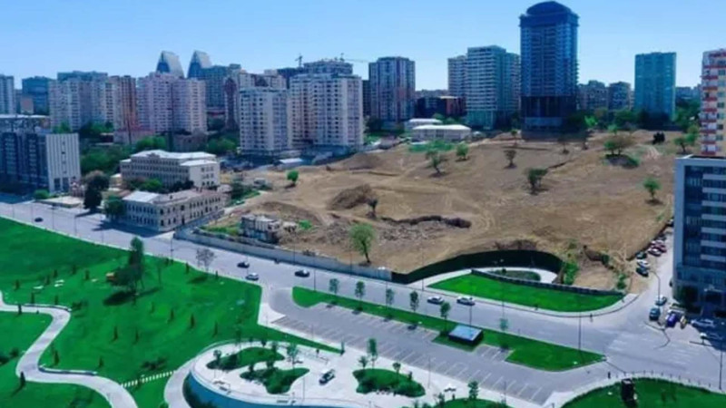Mərkəzi Parkın ikinci hissəsinin inşası yekunlaşıb - YENİLƏNİB