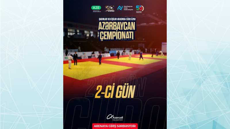 Cüdo üzrə Azərbaycan çempionatı davam edir