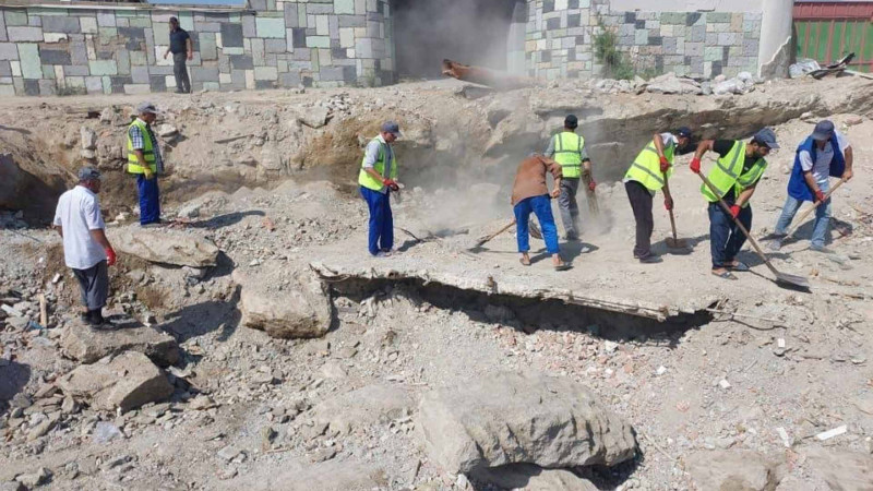 Azad edilmiş Buzovna qayalarında daha bir yeni hasar tikilir