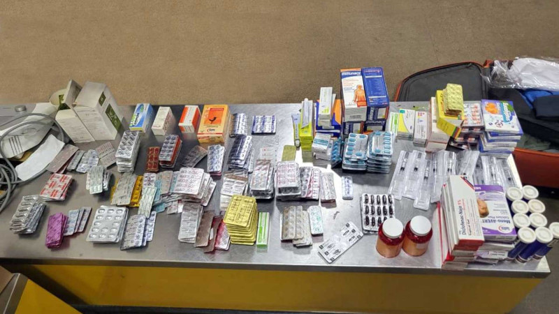 Tehrandan Bakıya uçan sərnişin özü ilə külli miqdarda dərman gətirib